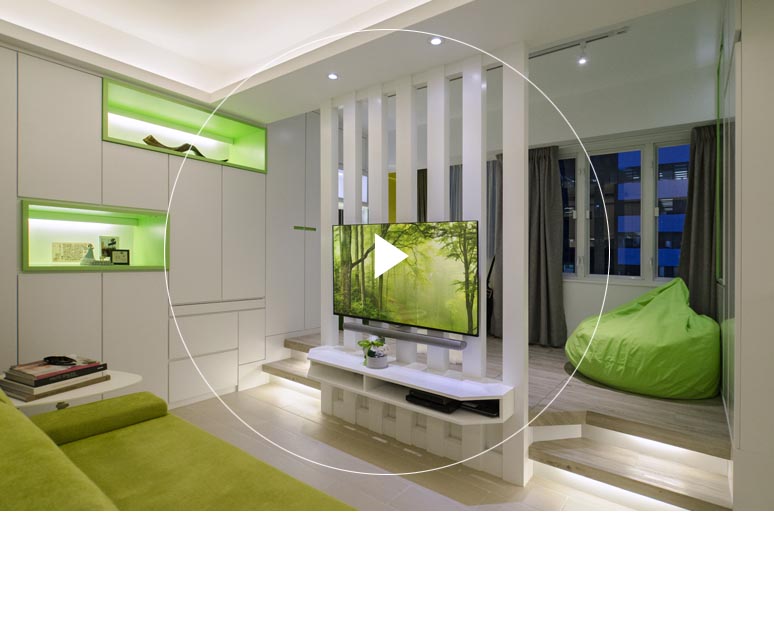 Chung Hing Mansion's Studio Flat Interior Design