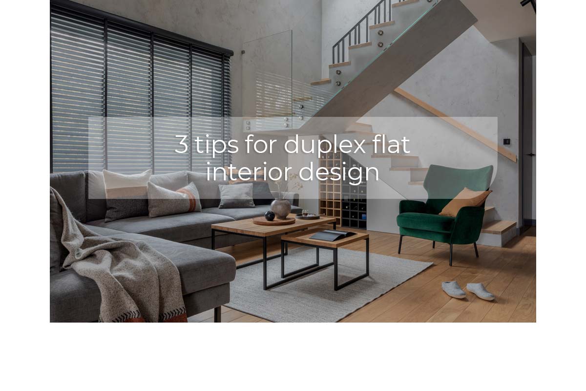 Modern living room interior design. Grey corner sofa, velvet arm